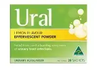 Discount Drug Stores Ural Lemon Flavour Effervescent Powder 28 Sachets offer