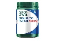 Nature's Own Odourless Fish Oil 1000mg 400 Capsules