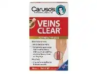 Chemist Discount Centre Caruso's Natural Health Veins Clear 60 Tablets offer
