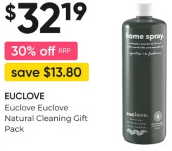 BIG W Euclove Euclove Natural Cleaning Gift offer