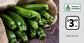 Foodworks Green Zucchini offer