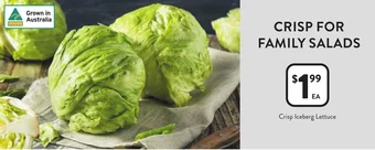 Foodworks Crisp Iceberg Lettuce offer
