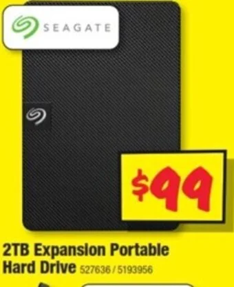 JB Hi-Fi SEAGATE 2TB Expansion Portable Hard Drive offer