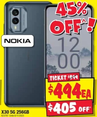 JB Hi-Fi NOKIA X30 5G 256GB offer