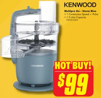 The Good Guys KENWOOD Multipro Go - Storm Blue offer