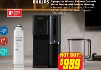 The Good Guys PHILIPS Aquaporin Mineral Reverse Osmosis Water Station with Instant Heating offer