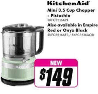 The Good Guys KitchenAid Mini 3.5 Cup Chopper offer