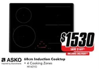 The Good Guys ASKO 60cm Induction Cooktop offer