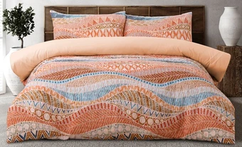Spotlight Emerald hill waves quilted quilt cover set offer
