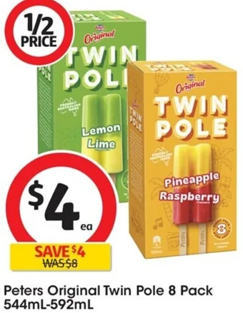 Peters Original Twin Pole 8 Pack 544mL-592mL