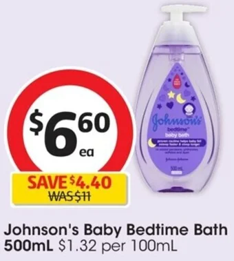 Johnson's Baby Bedtime Bath 500mL