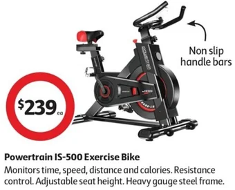 Coles Powertrain IS-500 Exercise Bike offer
