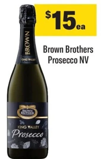 Coles Brown Brothers Prosecco NV offer
