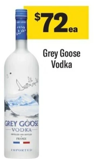 Coles Grey Goose Vodka offer