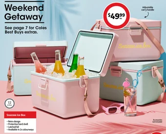 Coles Snazzee ice box offer