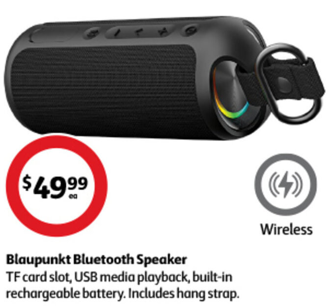 Blaupunkt Bluetooth Speaker offer at Coles