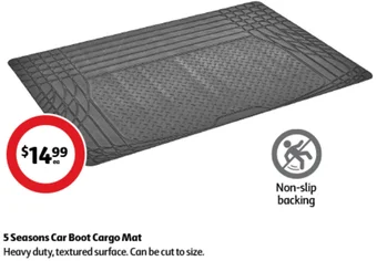 Coles 5 Seasons Car Boot Cargo Mat offer