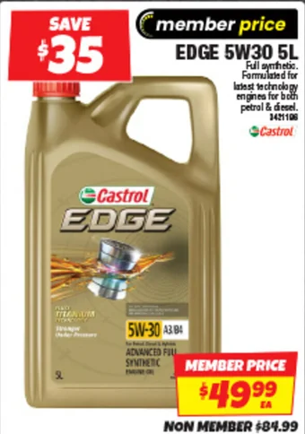 Autobarn EDGE 5W30 5L offer