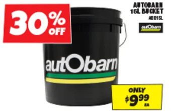 Autobarn autObarn 15L Bucket offer