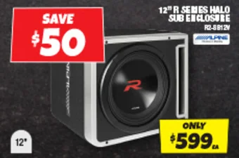 Autobarn 12 R SERIES HALO SUB ENCLOSURE offer