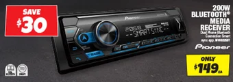 Autobarn 200W BLUETOOTH MEDIA RECEIVER offer