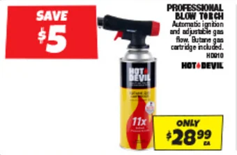 Autobarn PROFESSIONAL BLOW TORCH offer
