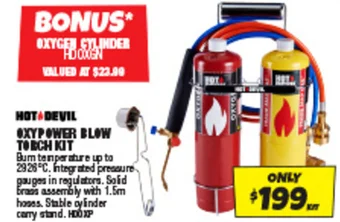 Autobarn OXYPOWER BLOW TORCH KIT offer