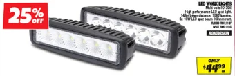 Autobarn LED WORK LIGHTS offer