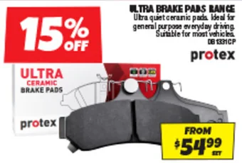 Autobarn ULTRA BRAKE PADS RANGE offer