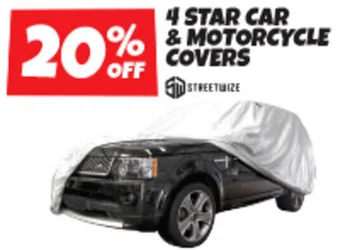 Autobarn 4 STAR CAR & MOTORCYCLE COVERS offer