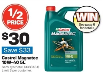 Repco Castrol Magnatec 10W-40 5L offer