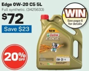 Repco Edge OW-20 C5 5L offer
