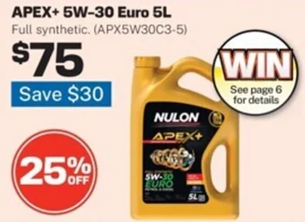Repco APEX+ 5W-30 Euro 5L offer