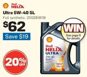 Repco Ultra 5W-40 5L offer