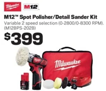 M12 Spot Polisher/Detail Sander Kit