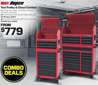 Tool Trolley & Chest Combos