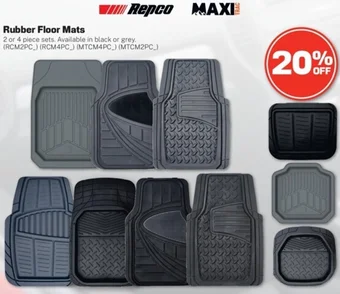 Repco Rubber Floor Mats offer