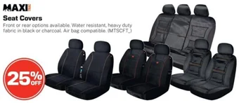 Repco Seat Covers offer