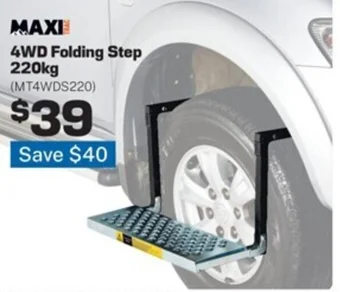 Repco MAXI 4WD Folding Step 220kg offer
