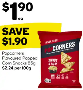 Popcorners Flavoured Popped Corn Snacks 85g