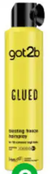 Woolworths Schwarzkopf Got2b Glued Hairspray 300ml offer