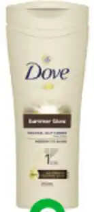 Woolworths Dove Summer Glow Gradual Tan Body Lotion 250ml offer