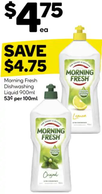 Woolworths Morning Fresh Dishwashing Liquid 900ml offer