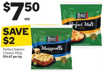 Woolworths Perfect Italiano Cheese 450g offer