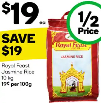 Woolworths Royal Feast Jasmine Rice 10 kg offer