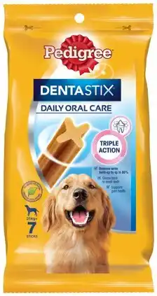 IGA Pedigree dentastix daily oral care 7 pack selected varieties offer