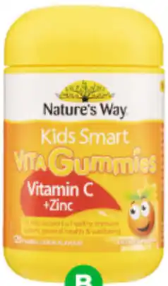 Woolworths Nature's Way Kids Smart Vita Gummies Pk 120 offer