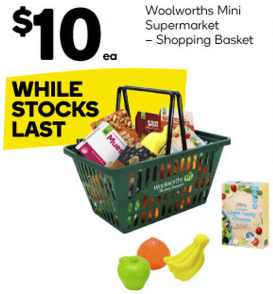 Woolworths Mini Supermarket Shopping Basket offer at Woolworths