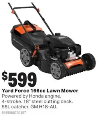 Mitre 10 Yard Force 166cc Lawn Mower offer