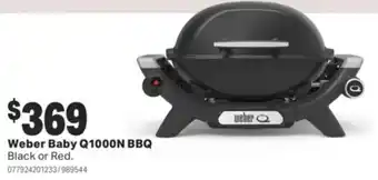 Mitre 10 Weber Baby Q1000N BBQ offer